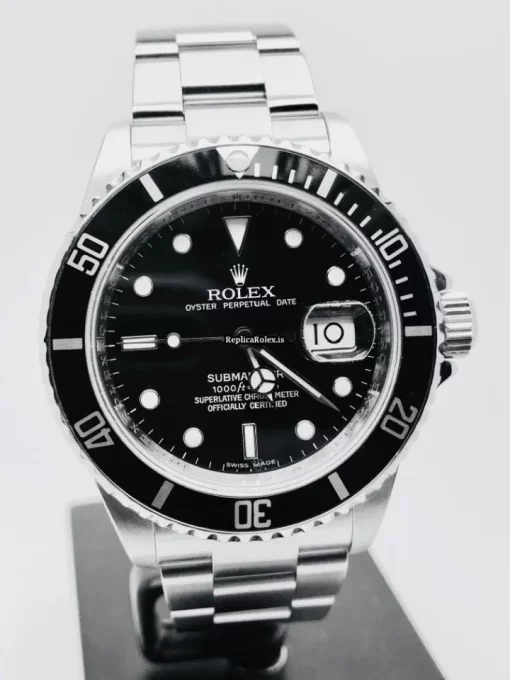 Suitable Replica Rolex Submariner Date 16610 Caliber 3135 Automatic Movement 40mm Steel Case Mens/unisex Watch - Image 2
