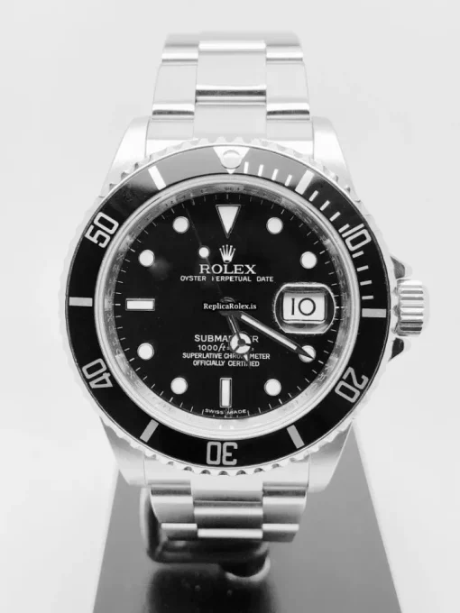 Suitable Replica Rolex Submariner Date 16610 Caliber 3135 Automatic Movement 40mm Steel Case Mens/unisex Watch - Image 4
