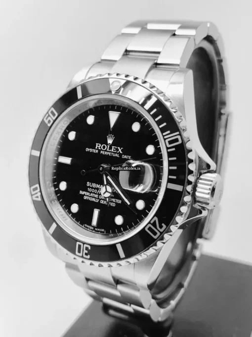 Suitable Replica Rolex Submariner Date 16610 Caliber 3135 Automatic Movement 40mm Steel Case Mens/unisex Watch - Image 5
