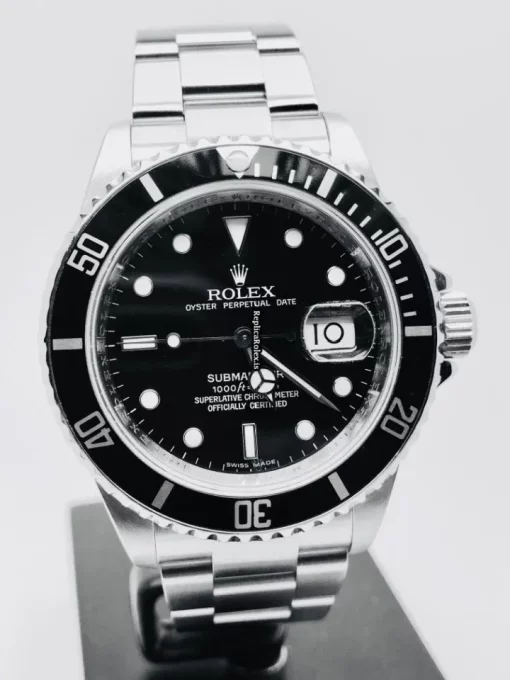 Suitable Replica Rolex Submariner Date 16610 Caliber 3135 Automatic Movement 40mm Steel Case Mens/unisex Watch - Image 8