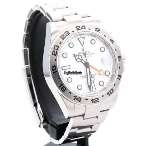 Great Replica Rolex Explorer II 216570 Automatic Movement 42mm Steel Case Mens/unisex Watch - Image 8