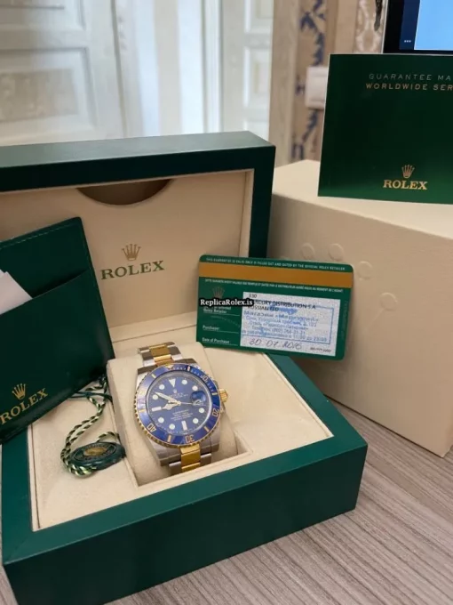 Good Copies Rolex Submariner Date 116613 Caliber 3135 Automatic Movement 40mm Gold/steel Case Mens/unisex Watch - Image 3