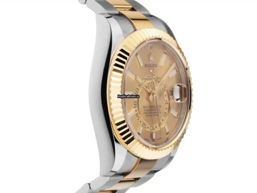 Defect Knockoff Rolex Sky-dweller 326933 Caliber 9001 Automatic Movement 42mm Steel Case Mens/unisex Watch - Image 3