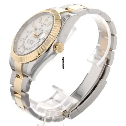 Appealing Copy Rolex Sky-dweller 326933 Caliber 9001 Automatic Movement 42mm Gold/steel Case Mens/unisex Watch - Image 3