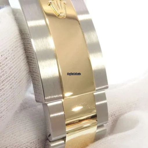 Appealing Copy Rolex Sky-dweller 326933 Caliber 9001 Automatic Movement 42mm Gold/steel Case Mens/unisex Watch - Image 6