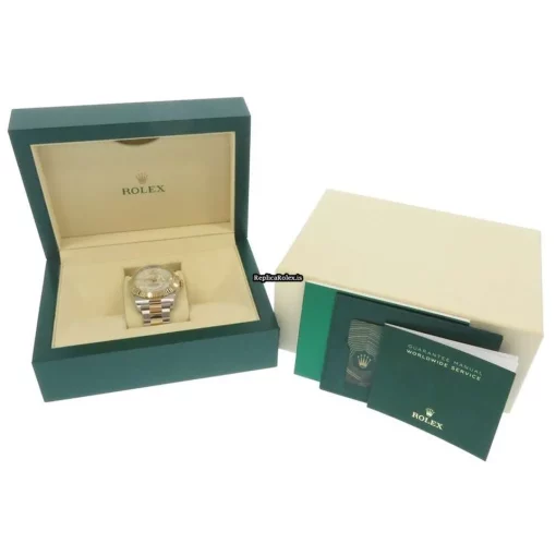 Appealing Copy Rolex Sky-dweller 326933 Caliber 9001 Automatic Movement 42mm Gold/steel Case Mens/unisex Watch - Image 7