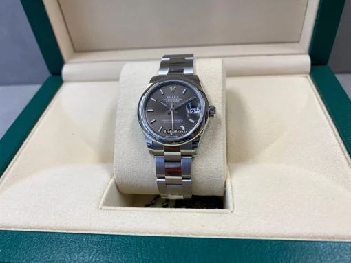 Swiss Replica Rolex Lady-datejust 278240-0010 Caliber 2236 Automatic Movement 31mm Steel Case Womens Watch - Image 11