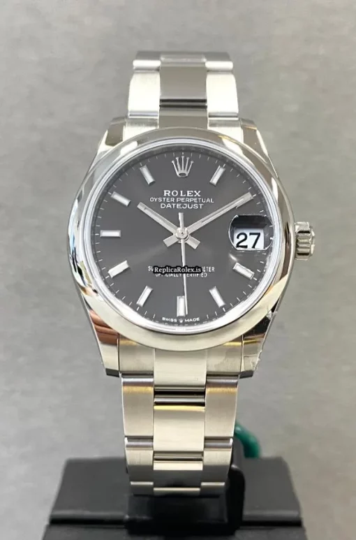 Swiss Replica Rolex Lady-datejust 278240-0010 Caliber 2236 Automatic Movement 31mm Steel Case Womens Watch - Image 3