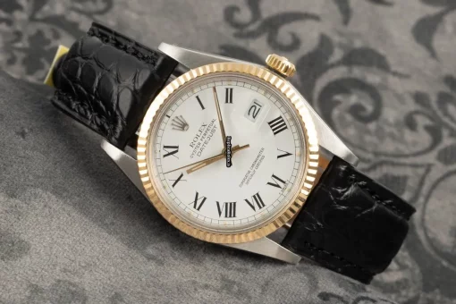Defect Imitation Rolex Datejust 16013 Caliber 3035 Automatic Movement 36mm Gold/steel Case Mens/unisex Watch - Image 2