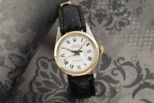 Defect Imitation Rolex Datejust 16013 Caliber 3035 Automatic Movement 36mm Gold/steel Case Mens/unisex Watch - Image 3