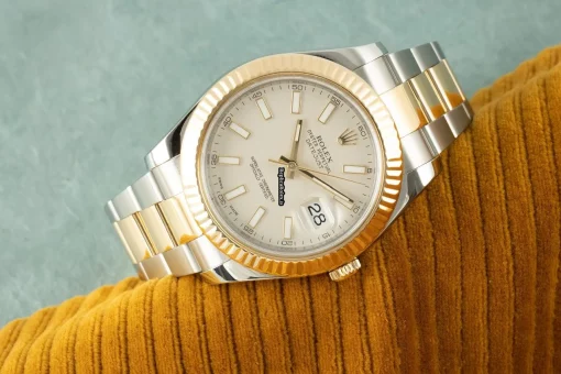Excellent Fake Rolex Datejust II 116333 Caliber 3136 Automatic Movement 41mm Gold/steel Case Mens/unisex Watch - Image 2
