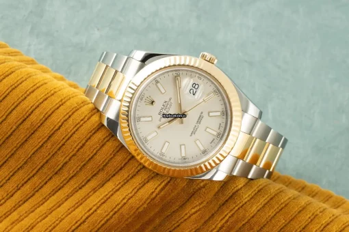 Excellent Fake Rolex Datejust II 116333 Caliber 3136 Automatic Movement 41mm Gold/steel Case Mens/unisex Watch - Image 3
