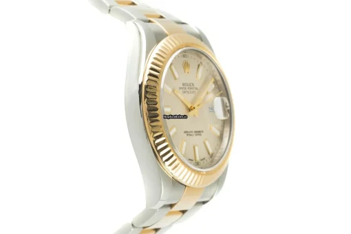 Excellent Fake Rolex Datejust II 116333 Caliber 3136 Automatic Movement 41mm Gold/steel Case Mens/unisex Watch - Image 5
