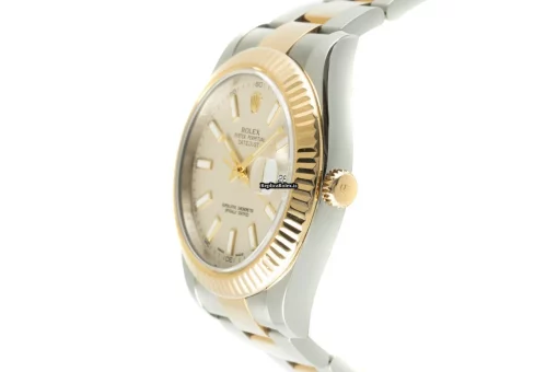 Excellent Fake Rolex Datejust II 116333 Caliber 3136 Automatic Movement 41mm Gold/steel Case Mens/unisex Watch - Image 6