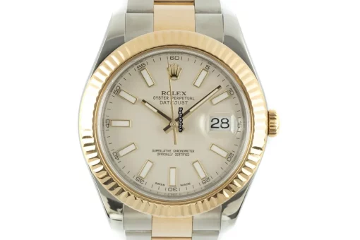 Excellent Fake Rolex Datejust II 116333 Caliber 3136 Automatic Movement 41mm Gold/steel Case Mens/unisex Watch - Image 7