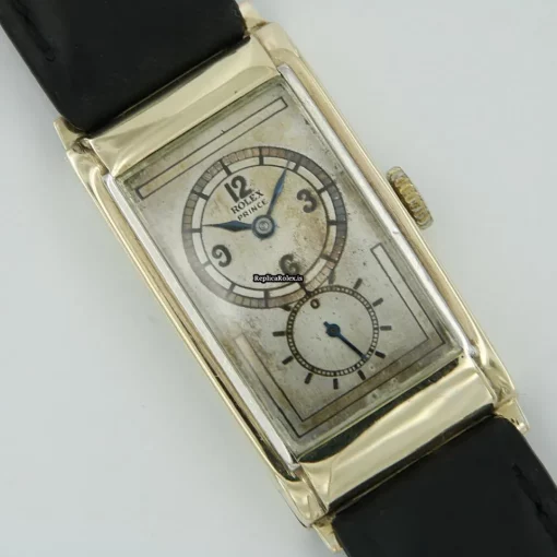 Incredible Replica Rolex Prince 1862 Manual Winding Movement 20x36mm Yellow Gold Case Mens/unisex Watch