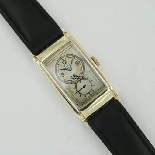 Incredible Replica Rolex Prince 1862 Manual Winding Movement 20x36mm Yellow Gold Case Mens/unisex Watch - Image 4