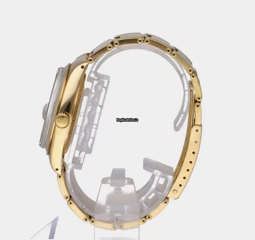 Defect Replica Rolex Oyster Perpetual Date 1500 Caliber 1570 Automatic Movement 34mm Yellow Gold Case Mens/unisex Watch - Image 4