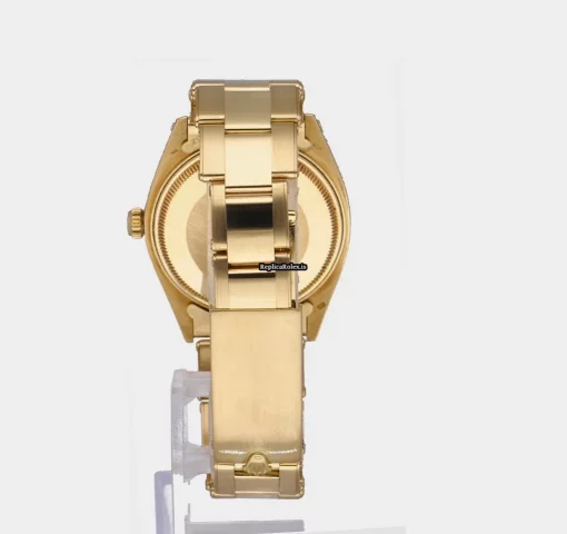 Defect Replica Rolex Oyster Perpetual Date 1500 Caliber 1570 Automatic Movement 34mm Yellow Gold Case Mens/unisex Watch - Image 7