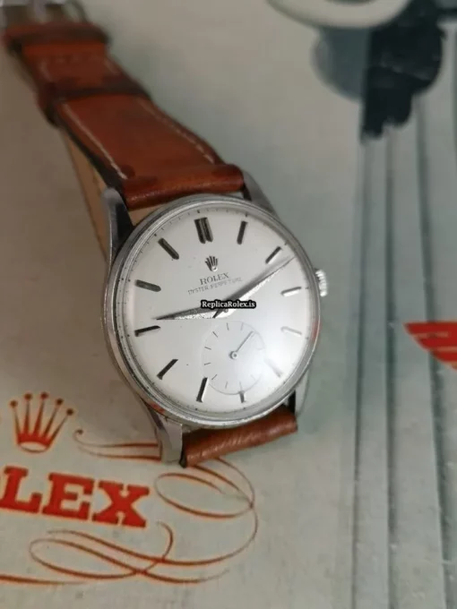 Good Replica Rolex Oyster Precision 4658 Manual Winding Movement Steel Case Mens/unisex Watch - Image 3