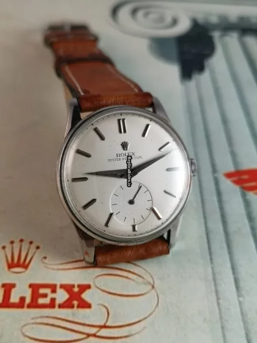 Good Replica Rolex Oyster Precision 4658 Manual Winding Movement Steel Case Mens/unisex Watch - Image 4