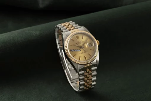 Awesome Replica Rolex Datejust 16233 Caliber 3135 Automatic Movement 36mm Gold/steel Case Mens/unisex Watch - Image 2