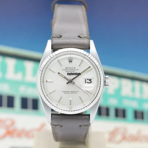 Unique Replica Rolex Datejust 1601 Caliber 1570 Automatic Movement 36x42mm Steel Case Mens/unisex Watch - Image 2