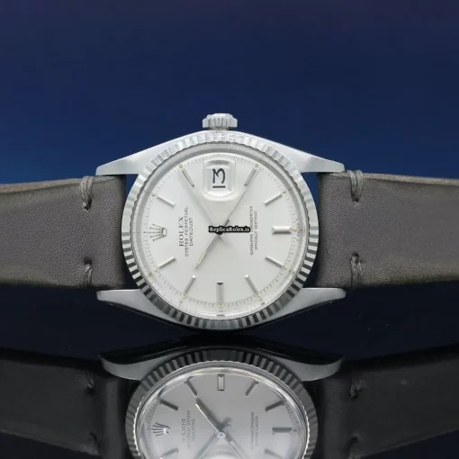 Unique Replica Rolex Datejust 1601 Caliber 1570 Automatic Movement 36x42mm Steel Case Mens/unisex Watch - Image 3