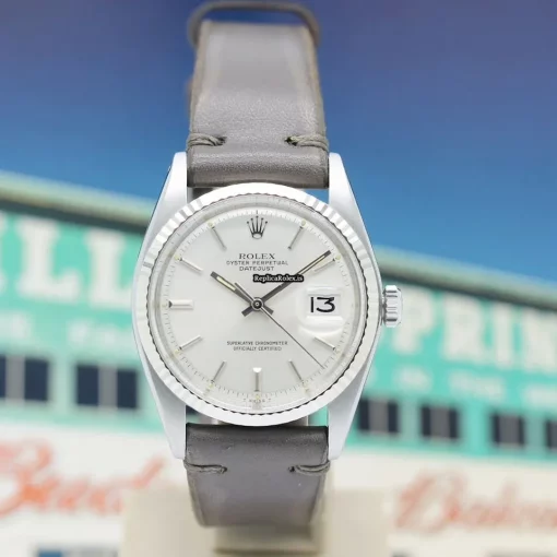 Unique Replica Rolex Datejust 1601 Caliber 1570 Automatic Movement 36x42mm Steel Case Mens/unisex Watch - Image 4
