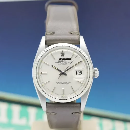 Unique Replica Rolex Datejust 1601 Caliber 1570 Automatic Movement 36x42mm Steel Case Mens/unisex Watch - Image 5