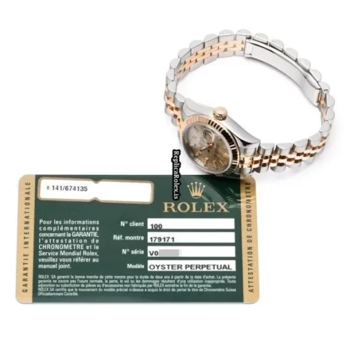 Inexpensive Replica Rolex Lady-datejust 179171 Automatic Movement 26mm Steel Case Womens Watch - Image 5