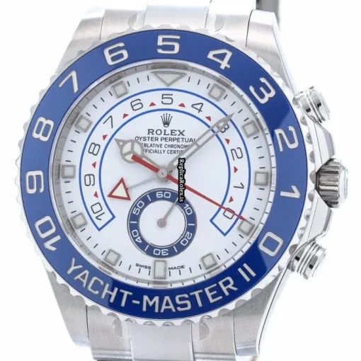Superb Fake Rolex Yacht-master II 116680 Automatic Movement 44mm Steel Case Mens/unisex Watch