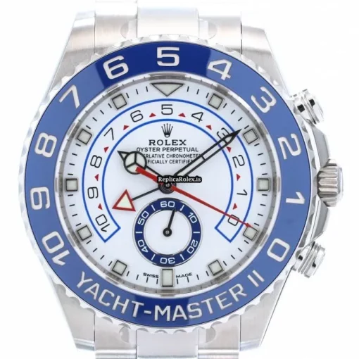 Superb Fake Rolex Yacht-master II 116680 Automatic Movement 44mm Steel Case Mens/unisex Watch - Image 2