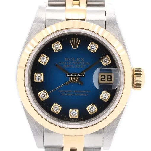 Incredible Replica Rolex Lady-datejust 79173g Automatic Movement 26mm Gold/steel Case Womens Watch - Image 2