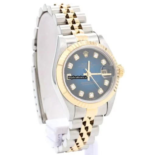Incredible Replica Rolex Lady-datejust 79173g Automatic Movement 26mm Gold/steel Case Womens Watch - Image 8