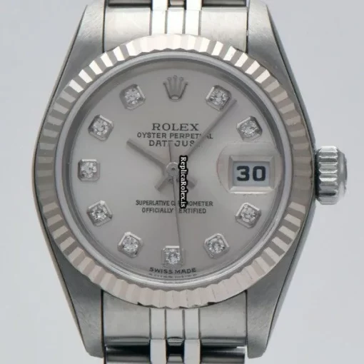 Durable Replica Rolex Lady-datejust 79174g Automatic Movement 26mm Steel Case Womens Watch - Image 5