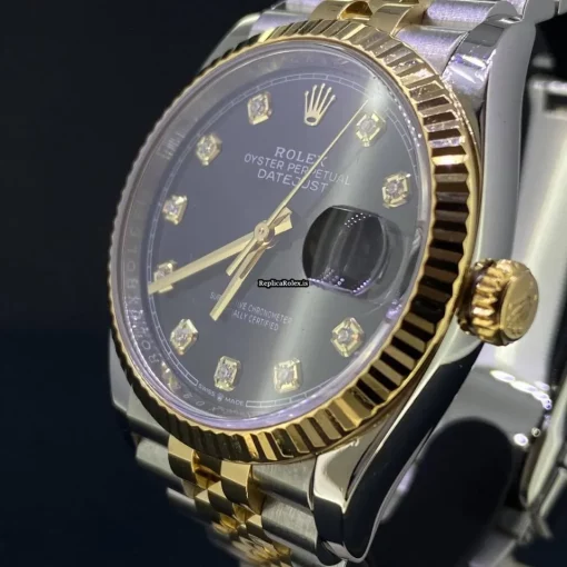 Luxury Copies Rolex Datejust 126233 Caliber 3235 Automatic Movement 36mm Gold/steel Case Mens/unisex Watch - Image 6