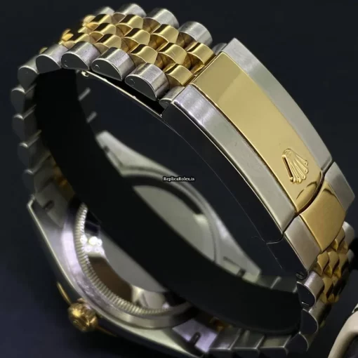 Luxury Copies Rolex Datejust 126233 Caliber 3235 Automatic Movement 36mm Gold/steel Case Mens/unisex Watch - Image 7