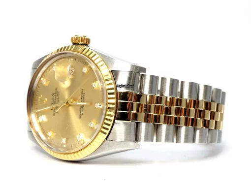 Reliable Replica Rolex Datejust 16013 Caliber 3035 Automatic Movement 36mm Gold/steel Case Mens/unisex Watch - Image 2