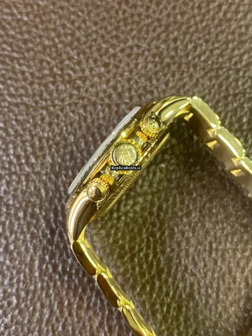 Ideal Replica Rolex Daytona 116508 Automatic Movement 40mm Yellow Gold Case Mens/unisex Watch - Image 4