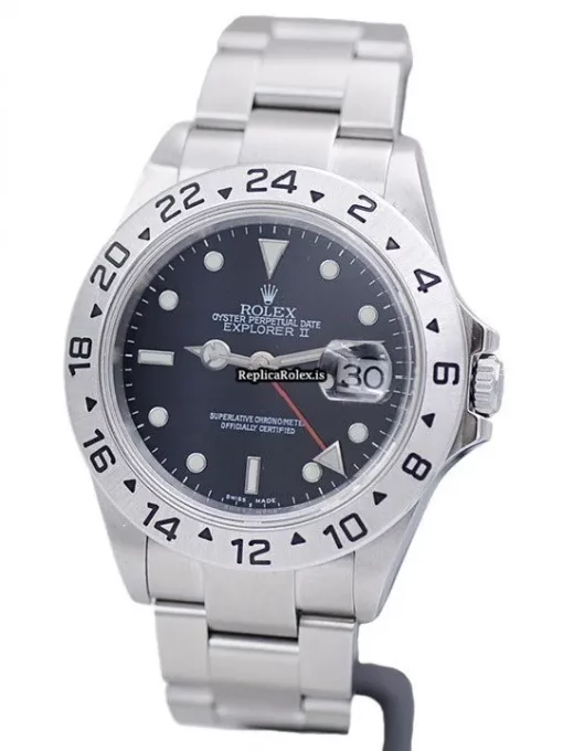Beautiful Fake Rolex Explorer II 16570 Automatic Movement 40mm Steel Case Watch - Image 2