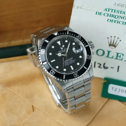 Fabulous Fakes Rolex Submariner Date 16610 Caliber 3135 Automatic Movement 40mm Steel Case Mens/unisex Watch - Image 6