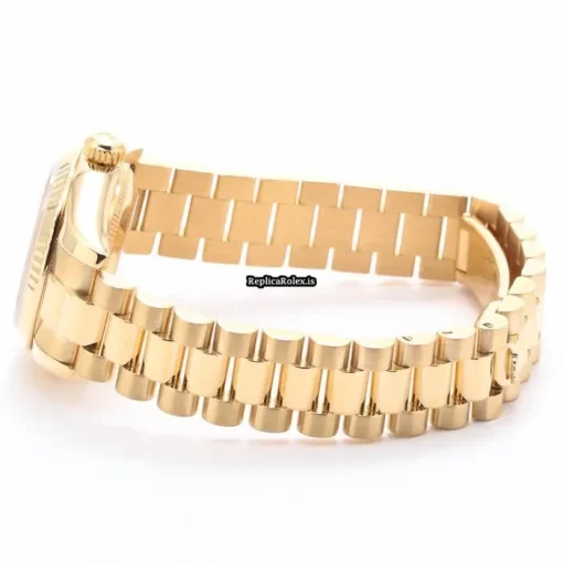 Top Clone Rolex Lady-datejust 179178g Automatic Movement 26mm Yellow Gold Case Womens Watch - Image 4