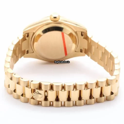 Top Clone Rolex Lady-datejust 179178g Automatic Movement 26mm Yellow Gold Case Womens Watch - Image 5