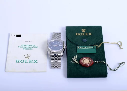 Distinctive Fake Rolex Datejust 16220 Automatic Movement 36mm Steel Case Mens/unisex Watch - Image 10