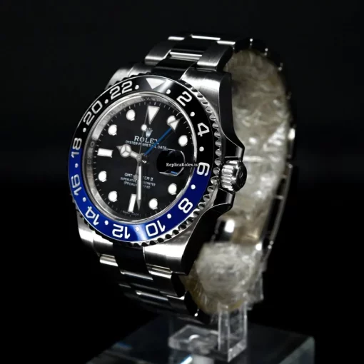 Lovely Replica Rolex Gmt-master II 116710blnr Caliber 3186 Automatic Movement 40mm Steel Case Mens/unisex Watch - Image 4