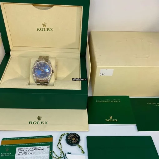 Well Made Fake Rolex Datejust 126300 Caliber 3235 Automatic Movement 41x48mm Steel Case Mens/unisex Watch - Image 6