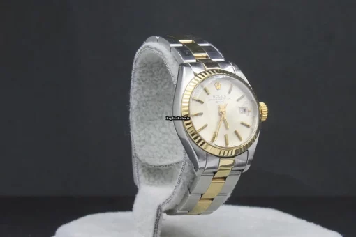 Cheap Imitation Rolex Lady-datejust 6917 Caliber 2030 Automatic Movement 26mm Yellow Gold Case Womens Watch - Image 10