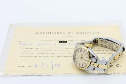 Cheap Imitation Rolex Lady-datejust 6917 Caliber 2030 Automatic Movement 26mm Yellow Gold Case Womens Watch - Image 4