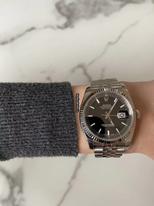 Wonderful Replica Rolex Datejust 116234 Automatic Movement 36mm White Gold Case Mens/unisex Watch